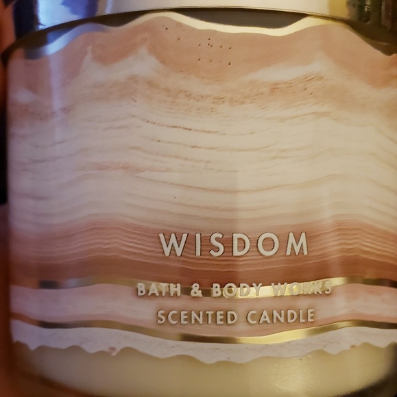 Bath and Body Works Other - Bath and Body Works "Wisdom" 3 wick candle